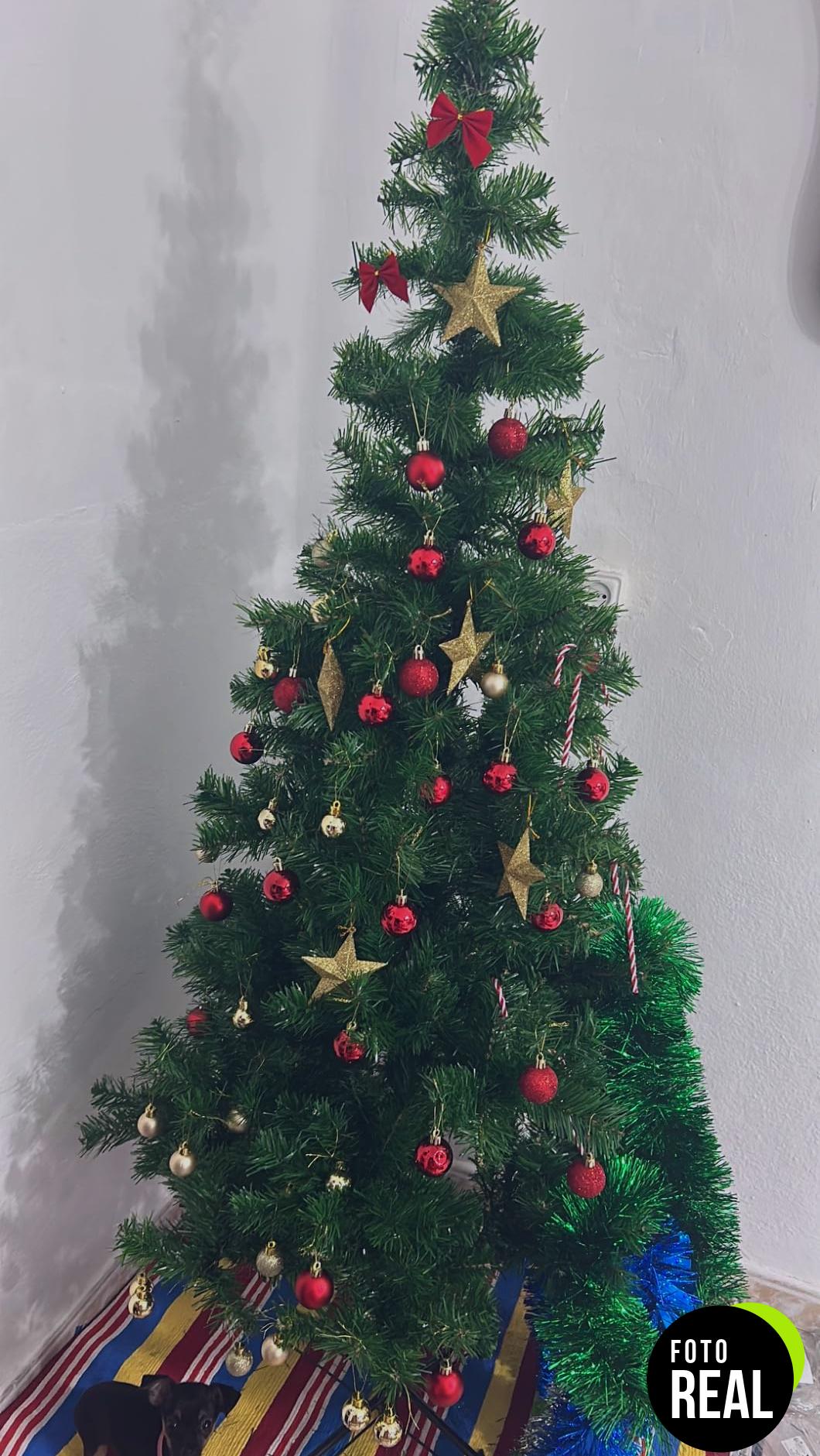 arbol-navidad-artificial-150cm-verde-metalico-foto-2