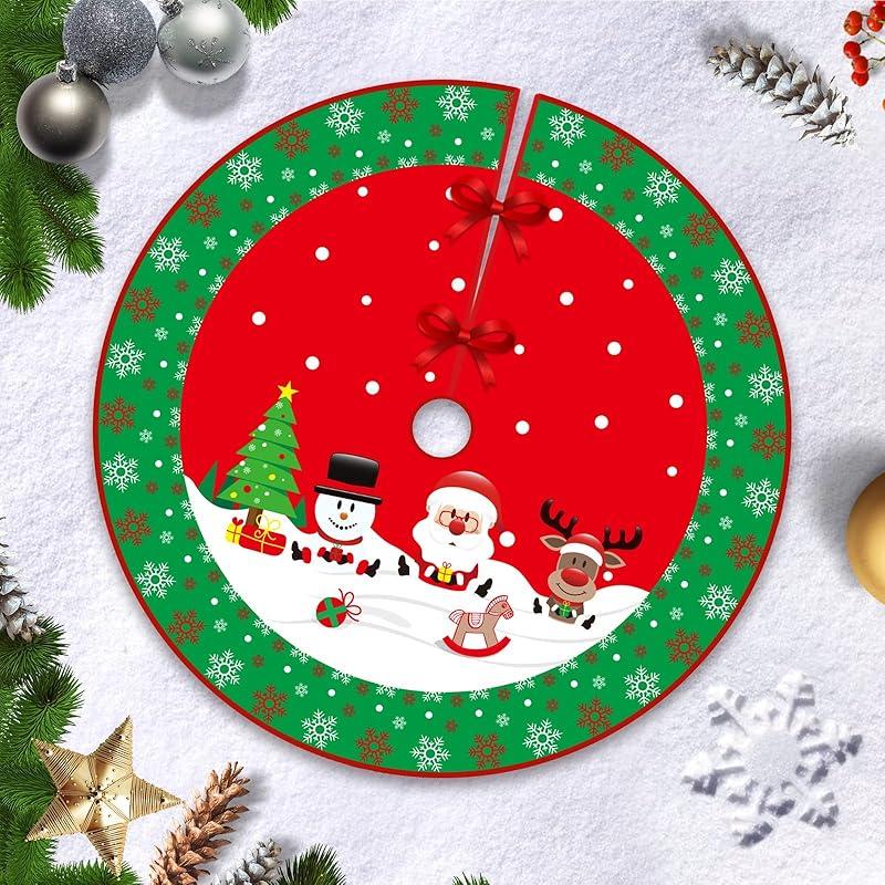 La falda de Navidad Hianjoo es ideal para dar un toque acogedor a tu árbol